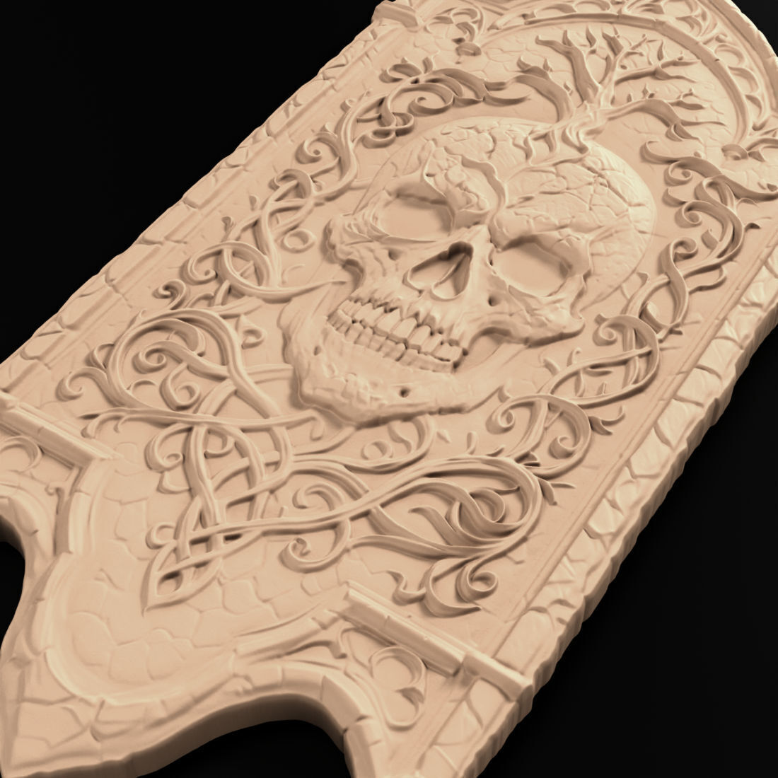 Skull - decoration 3D print model_7