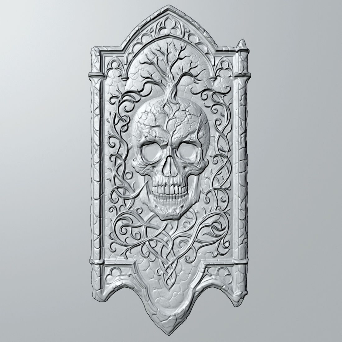 Skull - decoration 3D print model_2