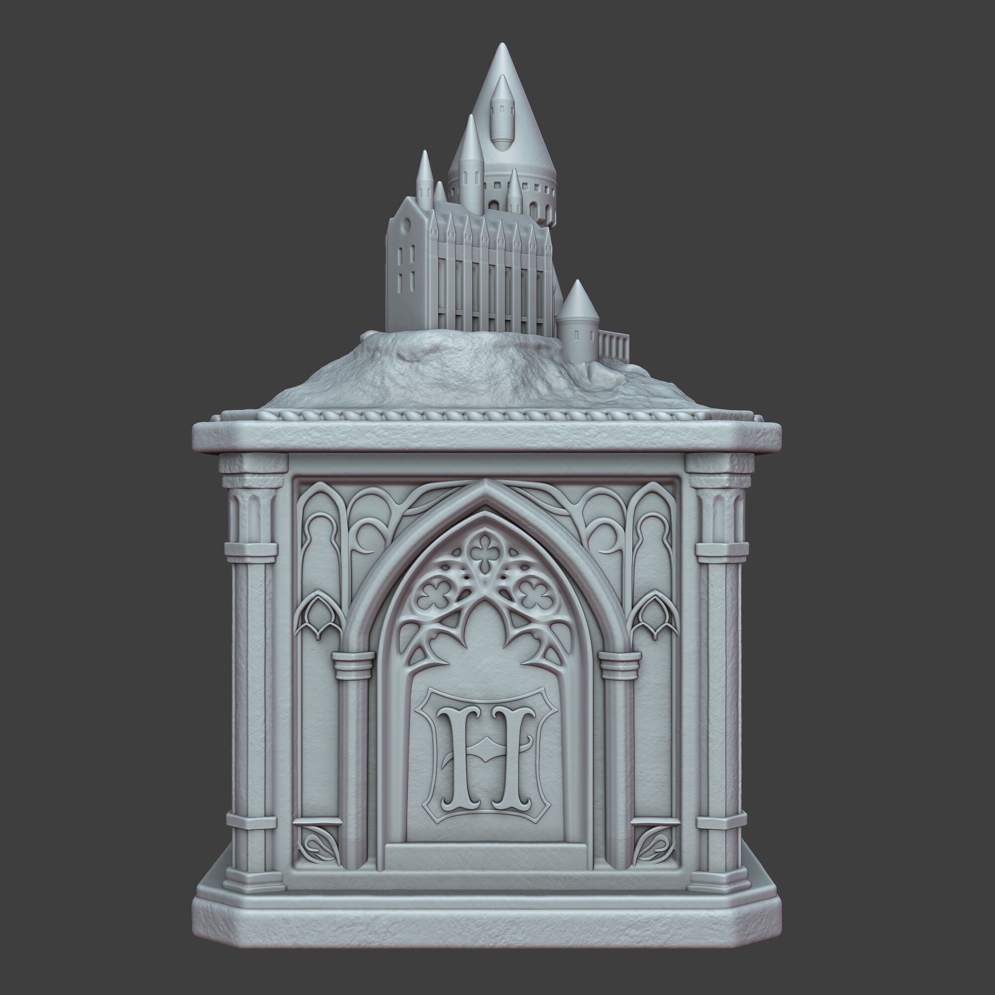Hogwarts Box Harry Potter Fan Art 3D print model_1
