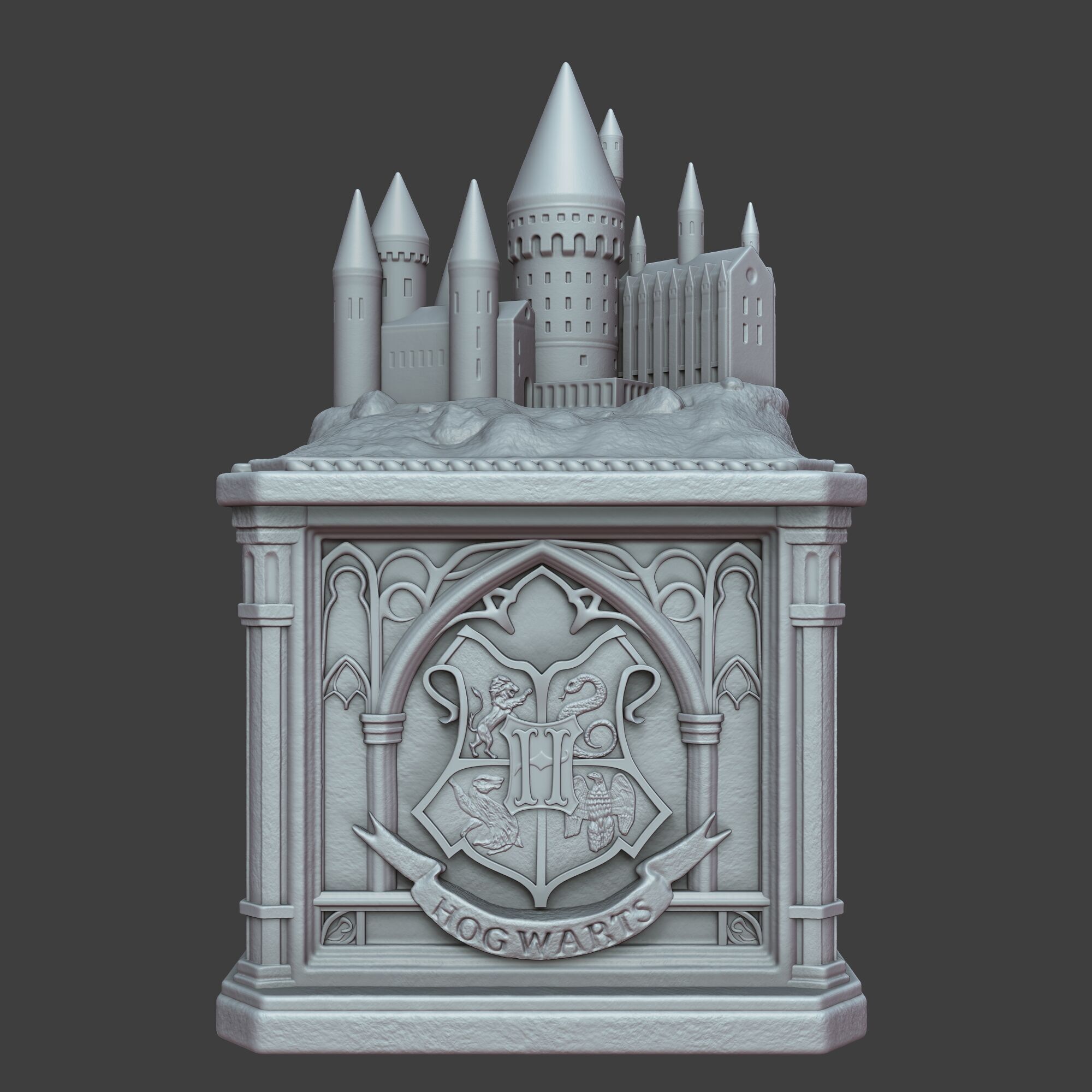 Hogwarts Box Harry Potter Fan Art 3D print model_3
