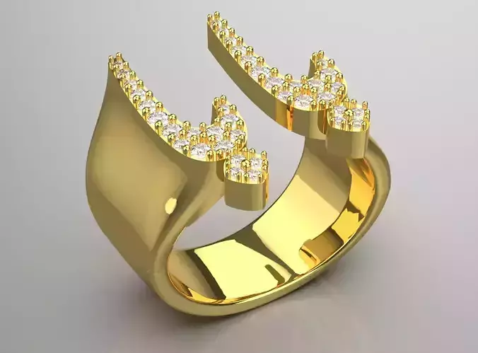 baba gold ring mr0184