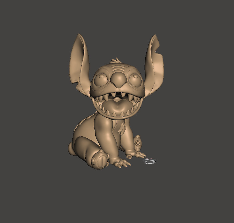 Lilo and Stitch - Stitch piggy bank  - alcancilla de stich 3D print model_4