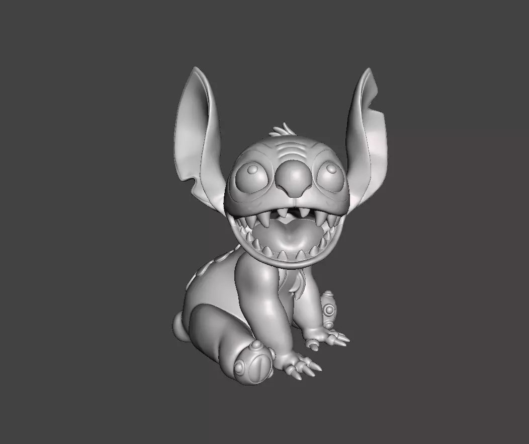Lilo and Stitch - Stitch piggy bank  - alcancilla de stich 3D print model_0