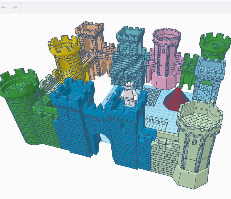 amazing castle 3D print model_4