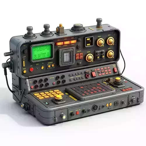 sci-fi electronic module 3D print model
