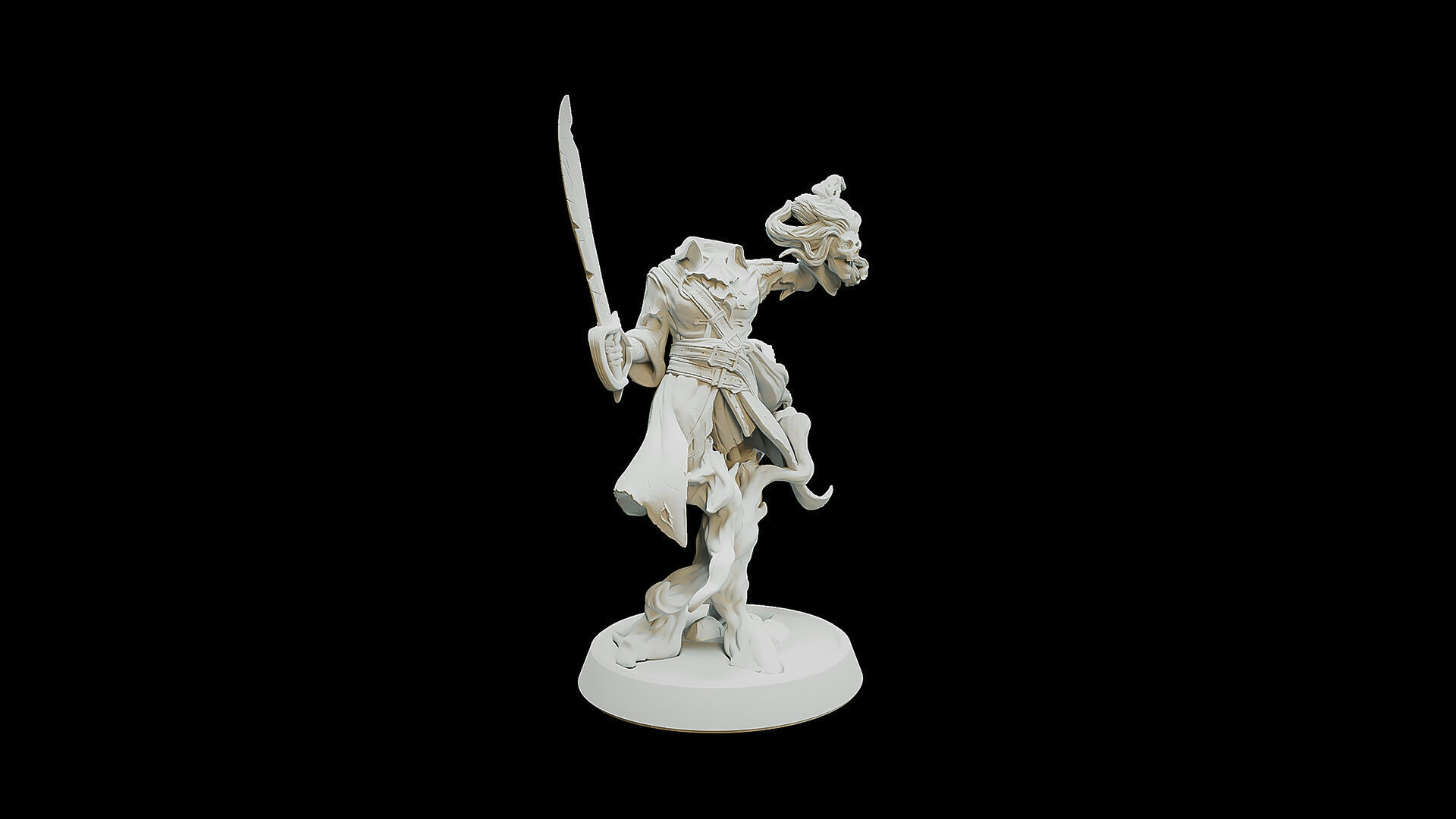 Headless Bosun 3D print model_1