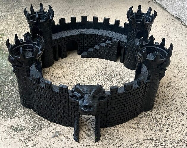 Skull lego castle 3D print model