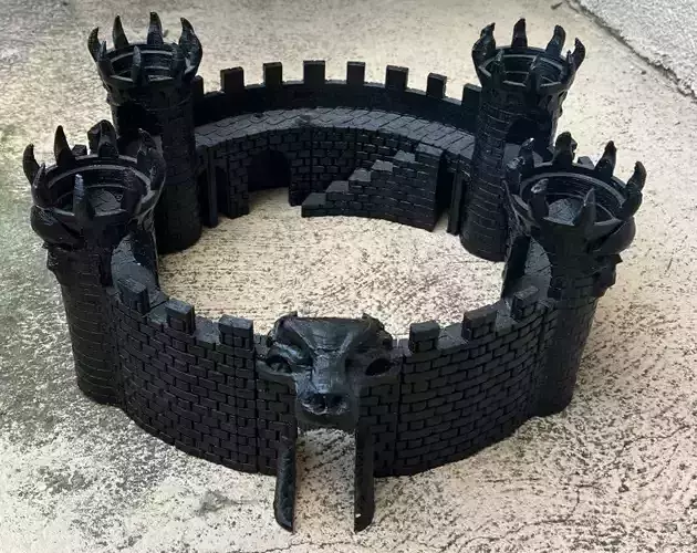 Skull lego castle