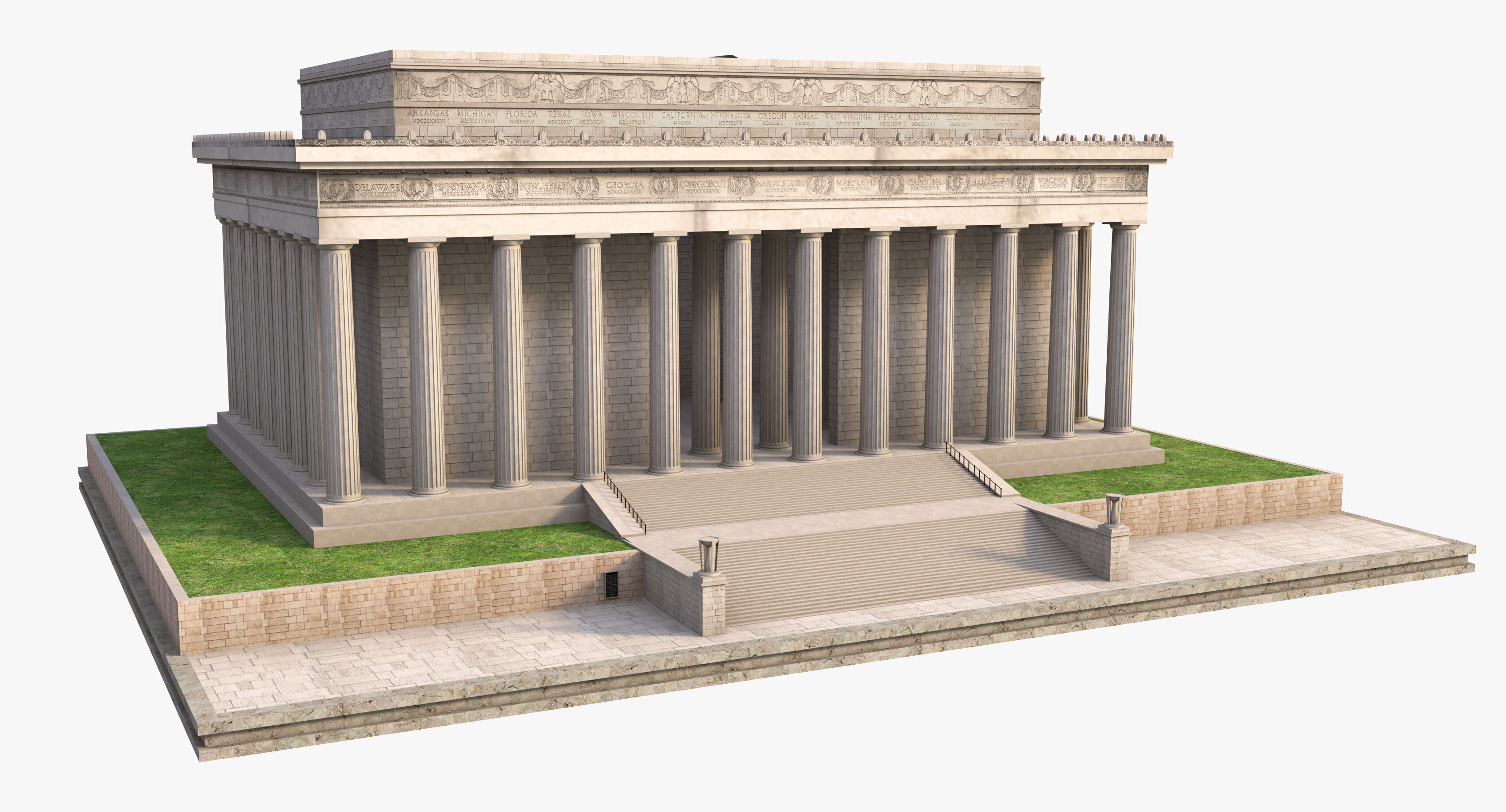 Lincoln Memorial 3D model