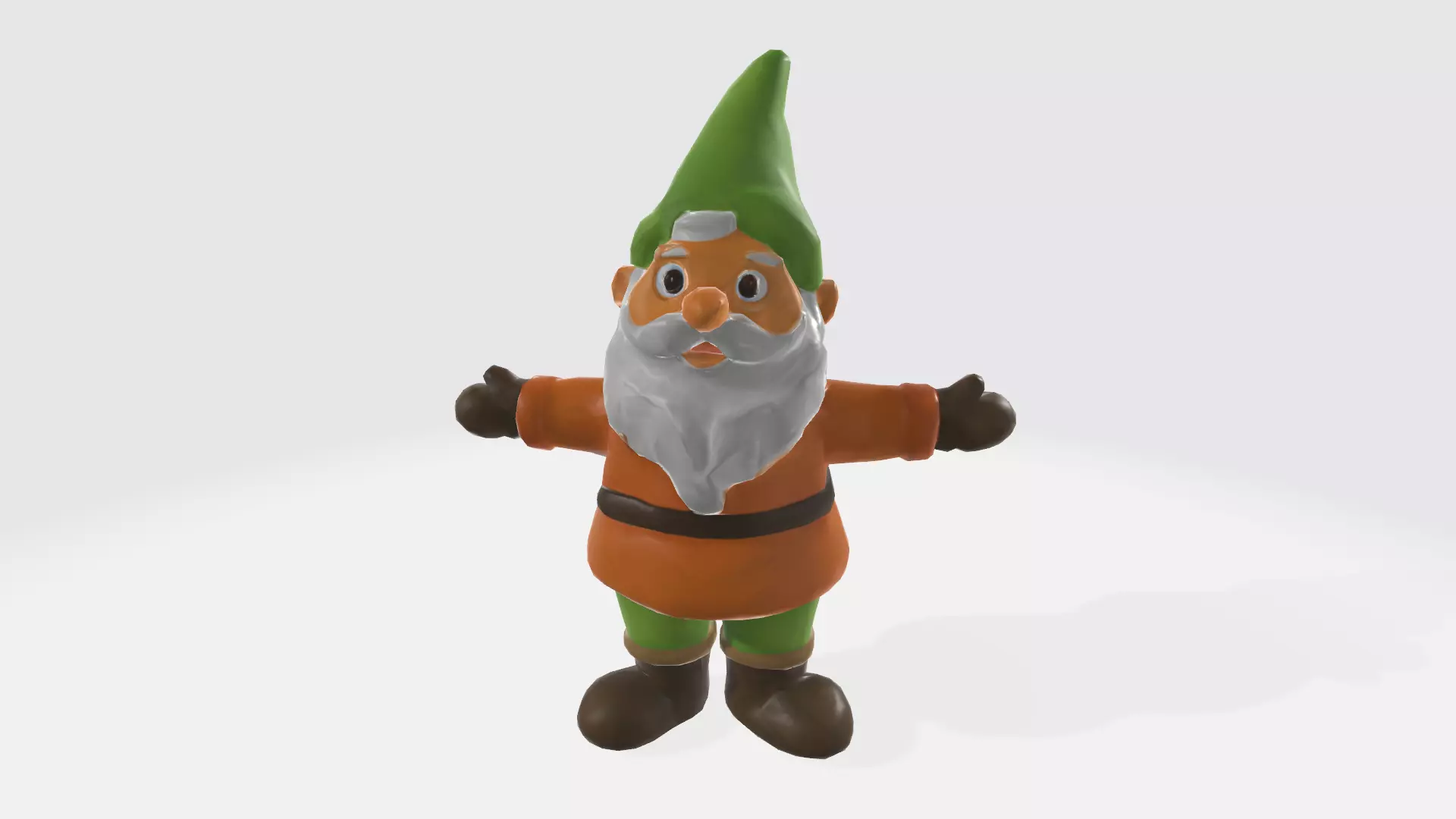 Dwarf Rigged and Animated and Ready to Rig and Animate Low-poly 3D model_0