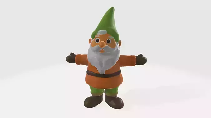 Dwarf Rigged and Animated and Ready to Rig and Animate