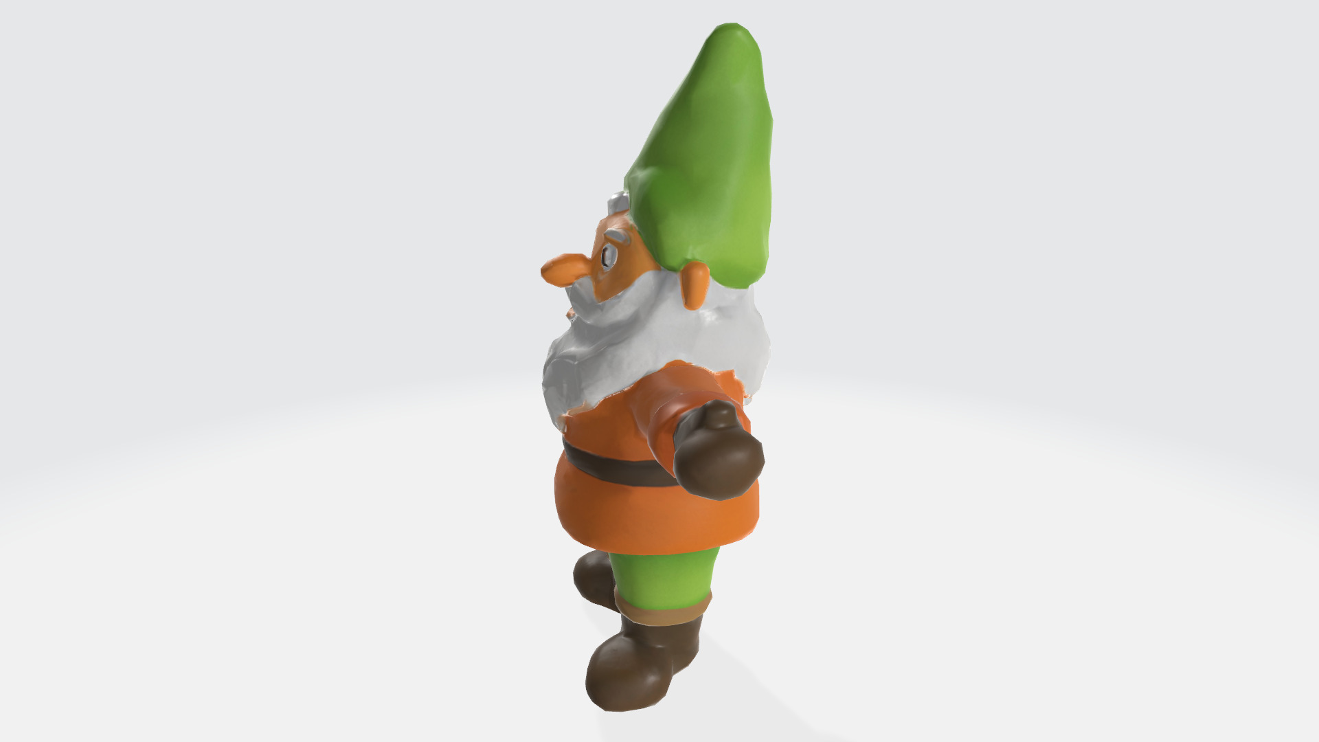 Dwarf Rigged and Animated and Ready to Rig and Animate Low-poly 3D model_2