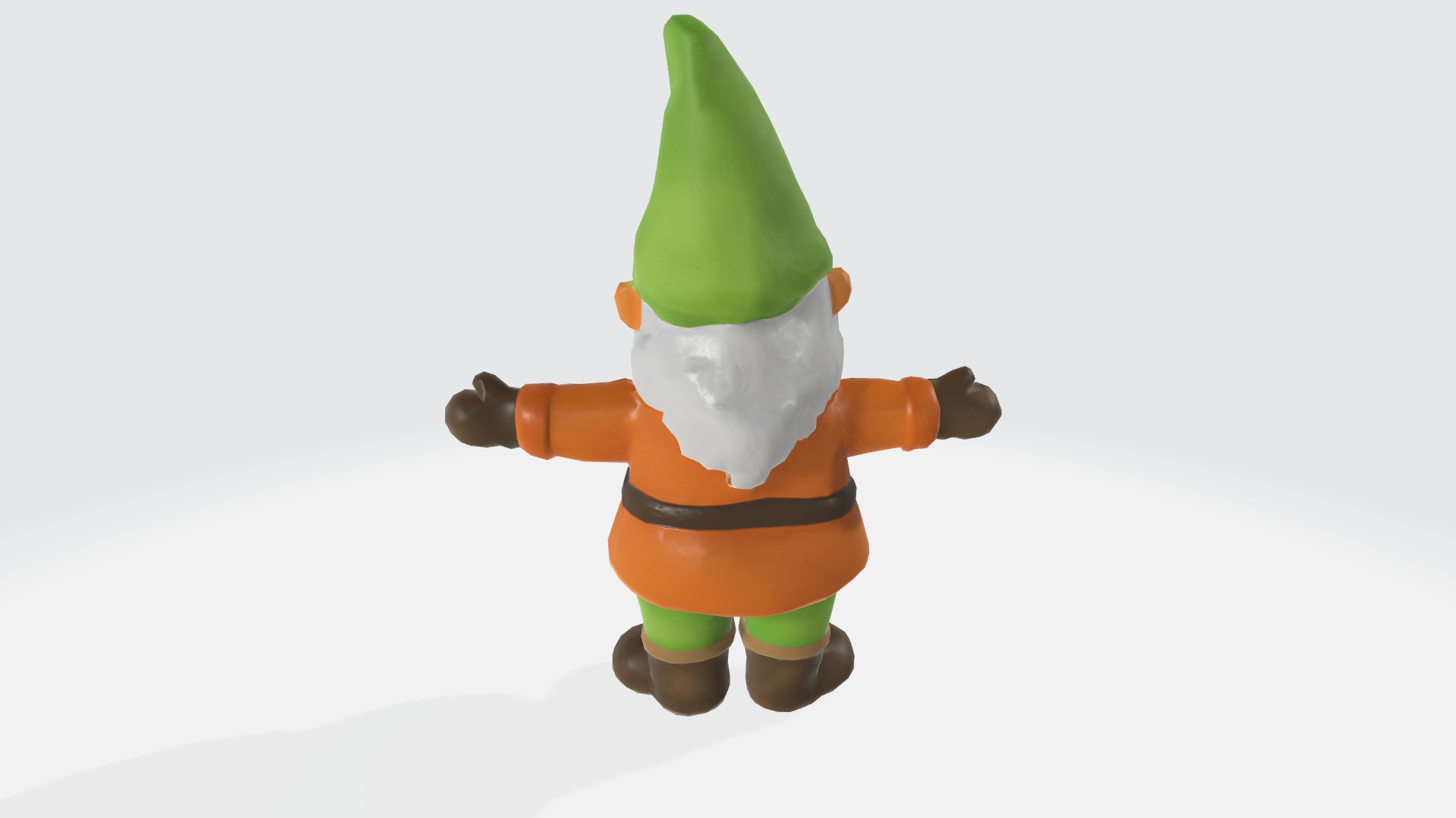 Dwarf Rigged and Animated and Ready to Rig and Animate Low-poly 3D model_4
