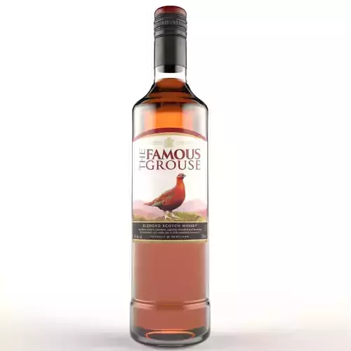 Famous Grouse Scotch Whisky Alcohol Bottle