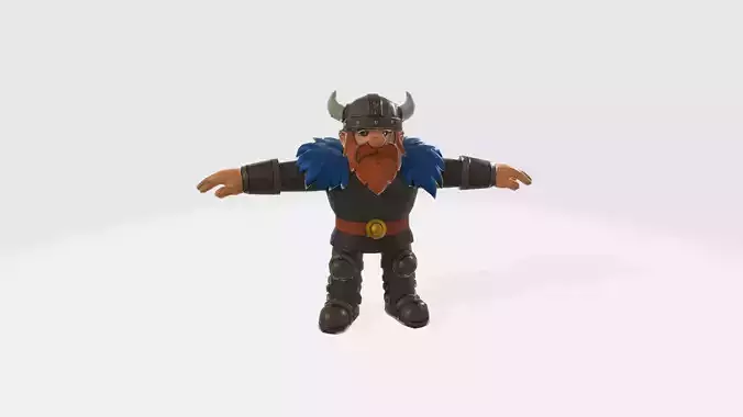 Viking Rigged and Animated and Ready to Rig and Animate
