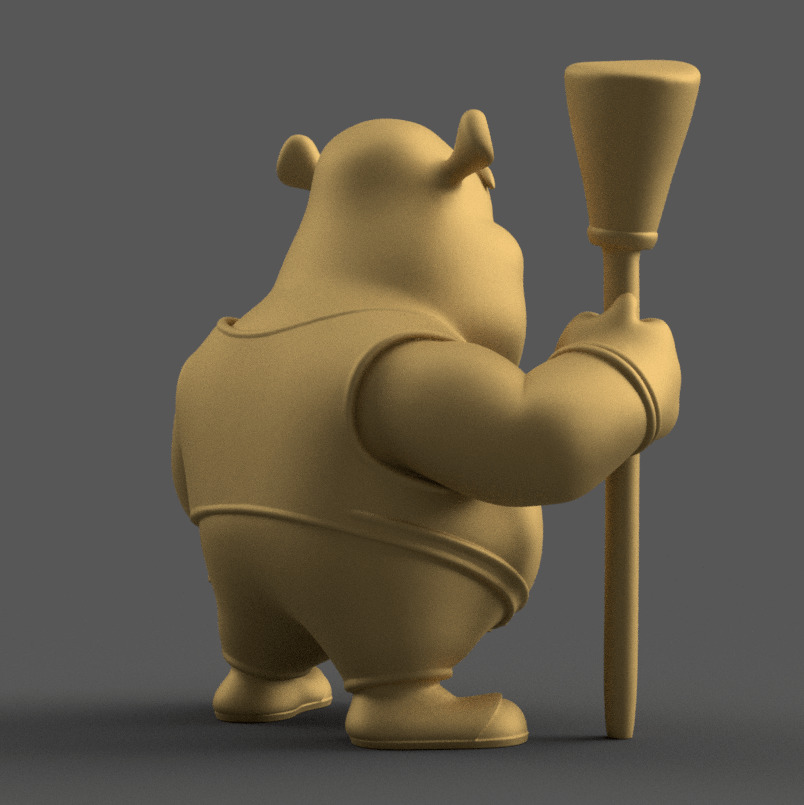 Fun Shrek 3D STL File for Unique Home Decor 3D print model_5