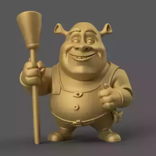 Fun Shrek 3D STL File for Unique Home Decor 3D print model