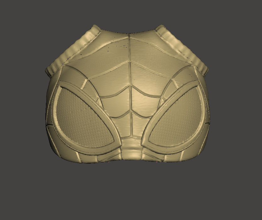 SPIDER CAT mask - PETER PARKER - mascara del spider cat 3D print model_1