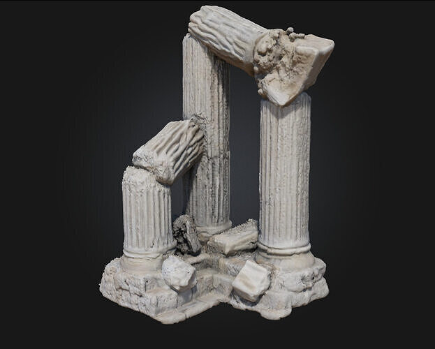 Ancient Ruins  Timeless Echoes of a Forgotten Civilization 3D model