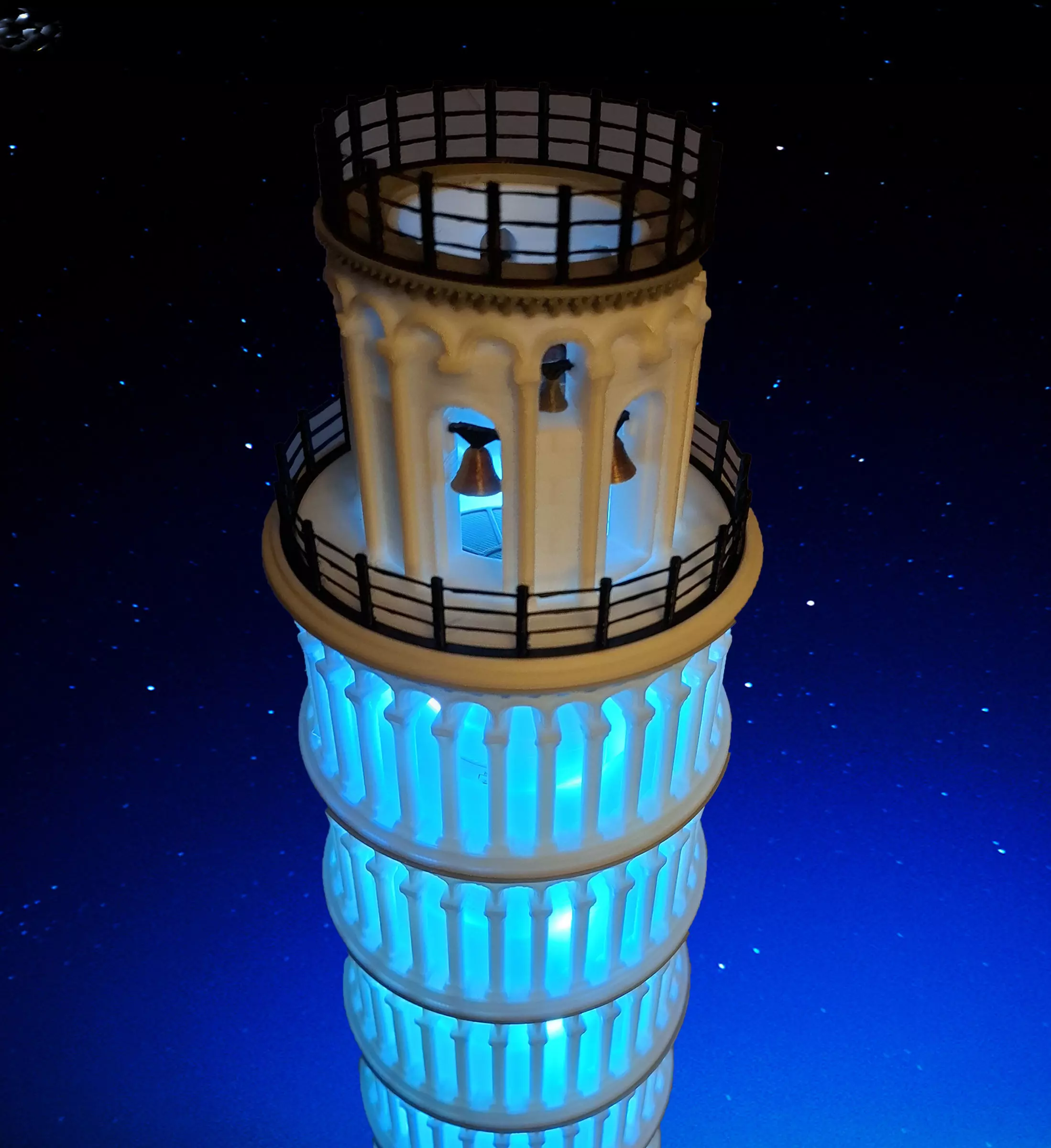 Leaning Tower of Pisa Lamp Souvenir Interior Decoration Gift 3D print model_0