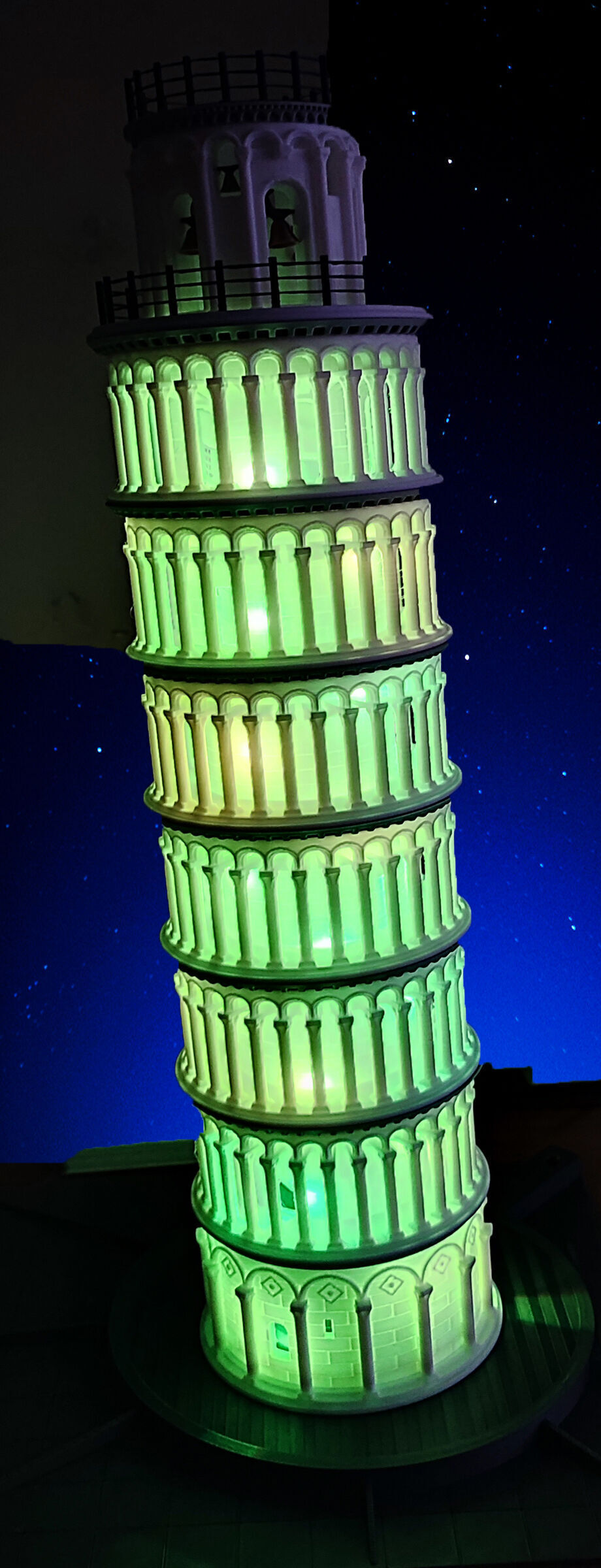 Leaning Tower of Pisa Lamp Souvenir Interior Decoration Gift 3D print model_5