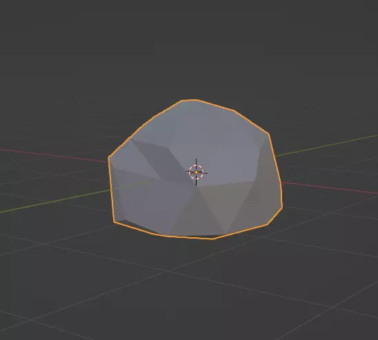 A Rock Low-poly 3D model_0