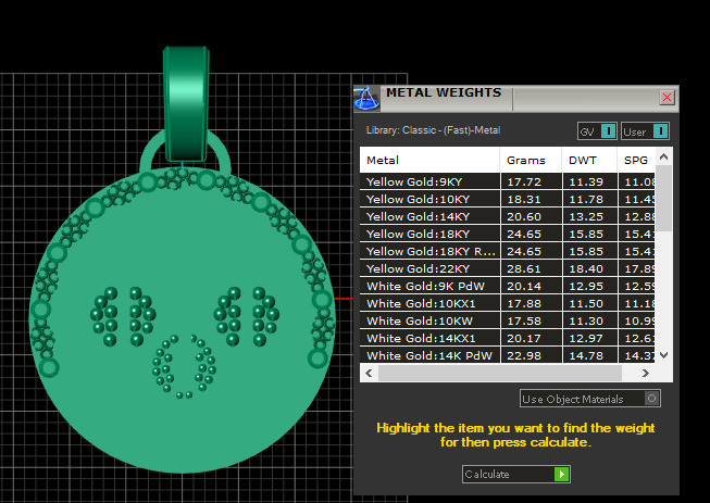 Beretta pendant 3D print model_6