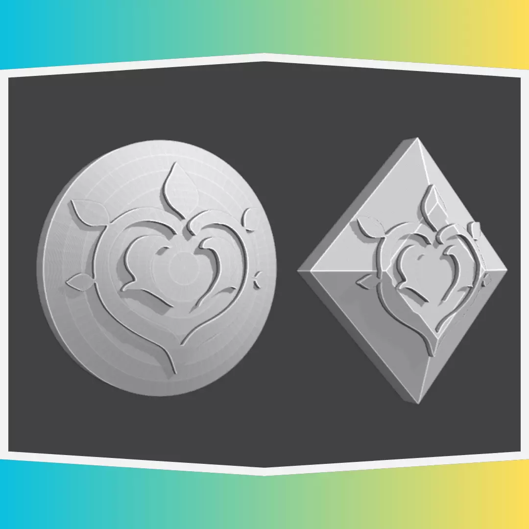 Dendro element - Vision rune 3D print model