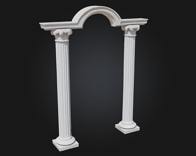 Classical Archway  A Grand Passage Through Antiquity 3D model
