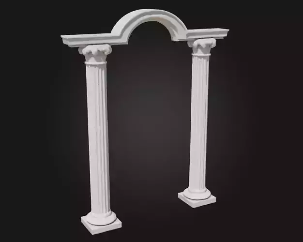 Classical Archway  A Grand Passage Through Antiquity 3D model