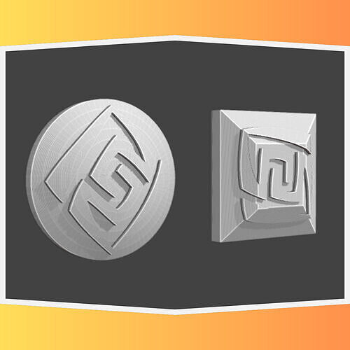 Geo element - Vision rune 3D print model