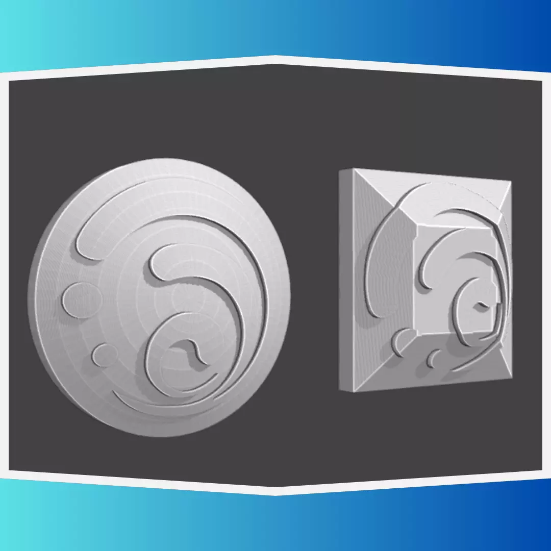 Hydro element - Vision rune 3D print model