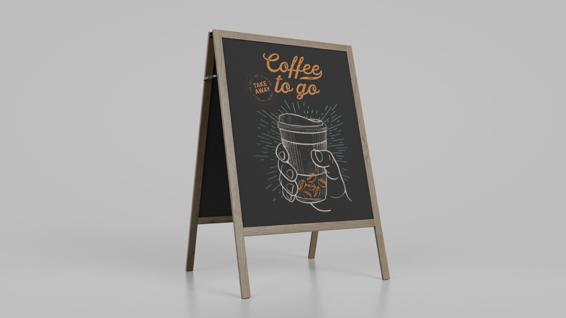 Versatile Advertising Solutions - Customizable Chalkboards 3D Model Collection_7