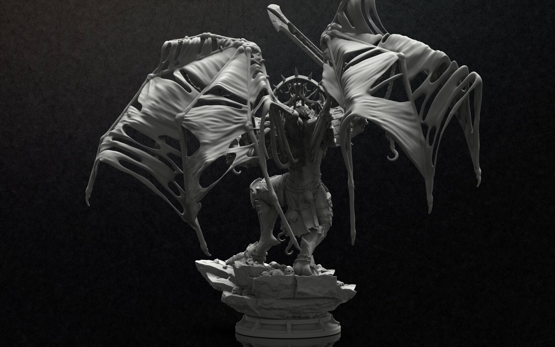 THE RAGE DAEMON   3D print model_3