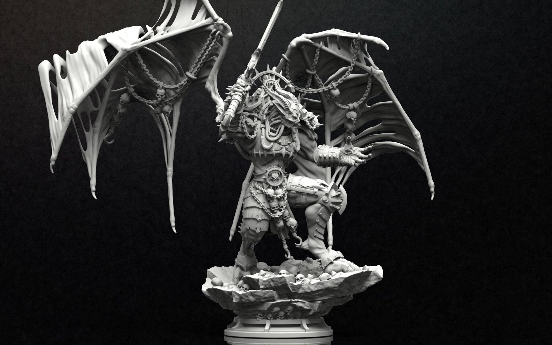 THE RAGE DAEMON   3D print model_1