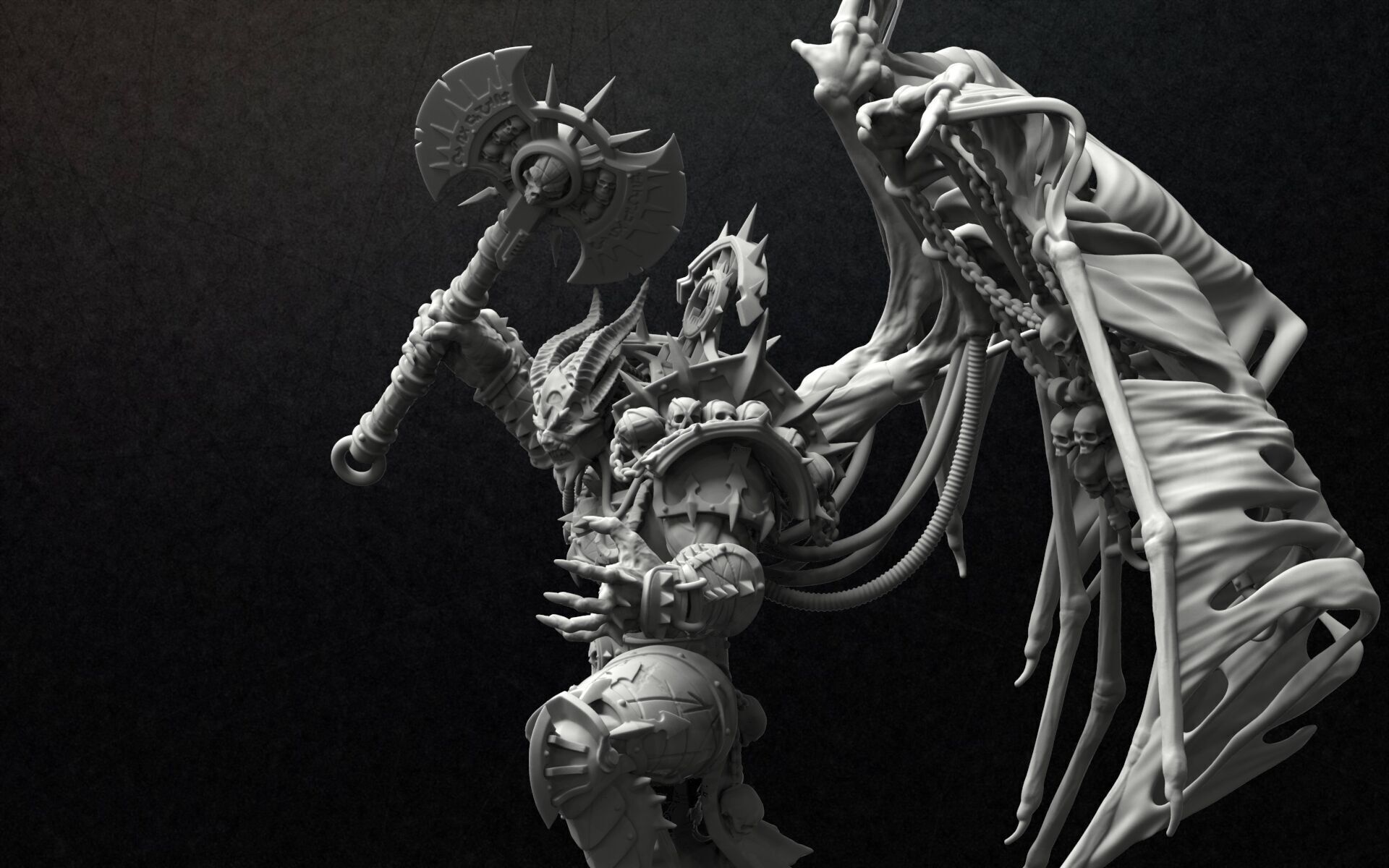 THE RAGE DAEMON   3D print model_7