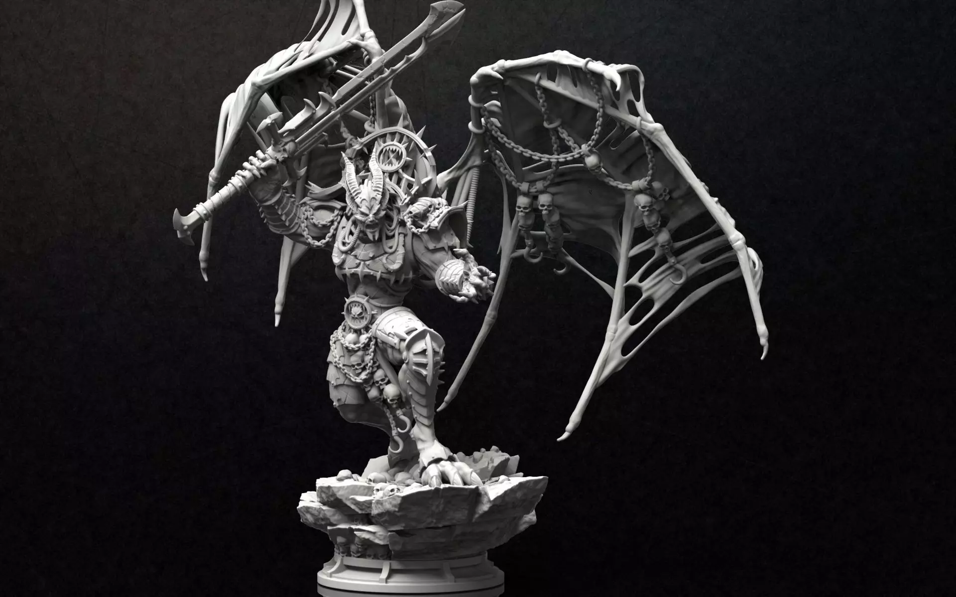 THE RAGE DAEMON   3D print model_0