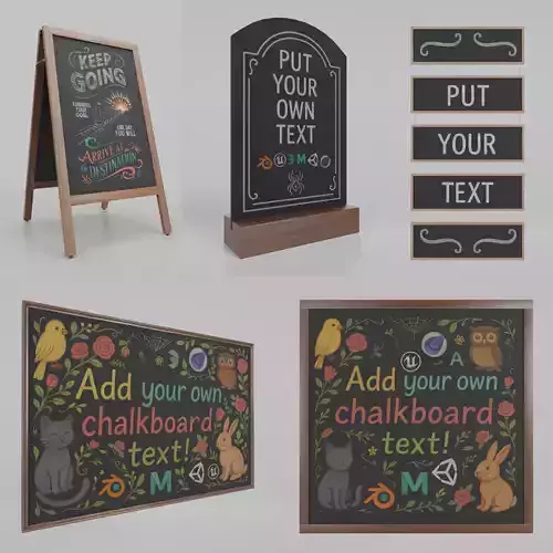 Event and Wedding Signage Collection - Customizable Chalkboards