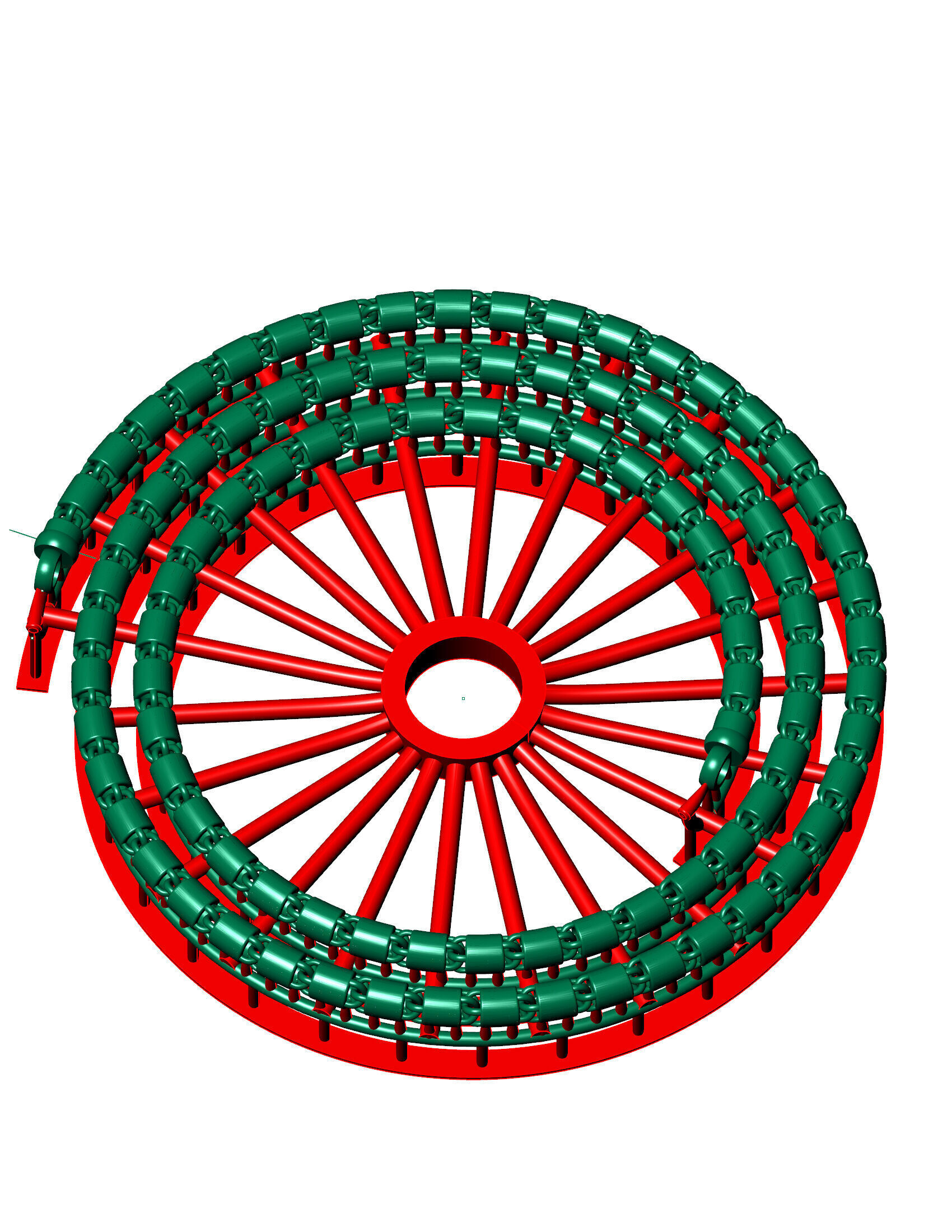 4MM Highly Premium Plain Round Unisex Chain 3D print model_2