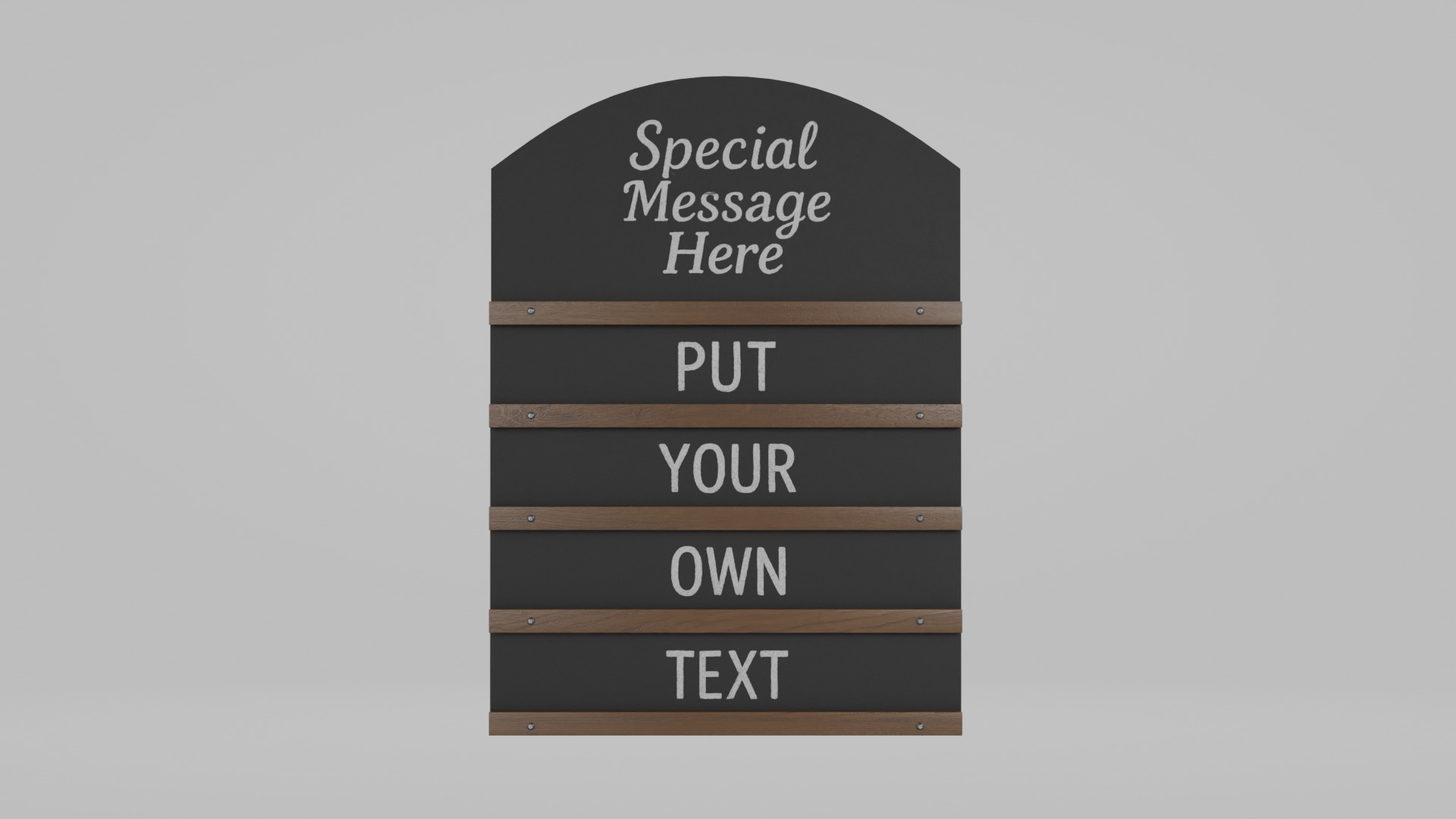 Creative Studio Essentials - Customizable Chalkboards 3D Model Collection_27