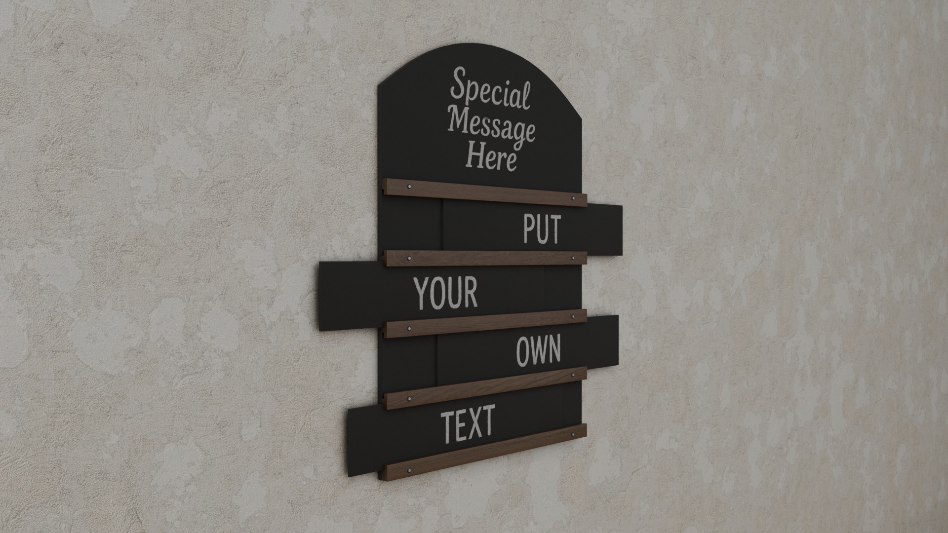 Creative Studio Essentials - Customizable Chalkboards 3D Model Collection_32