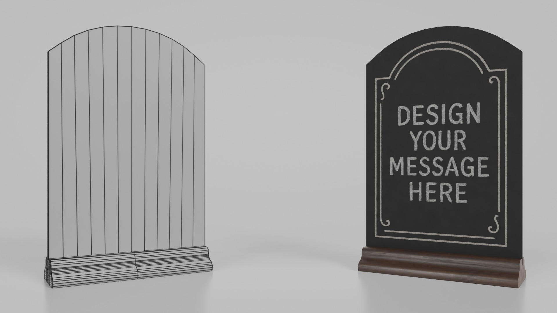 Creative Studio Essentials - Customizable Chalkboards 3D Model Collection_18