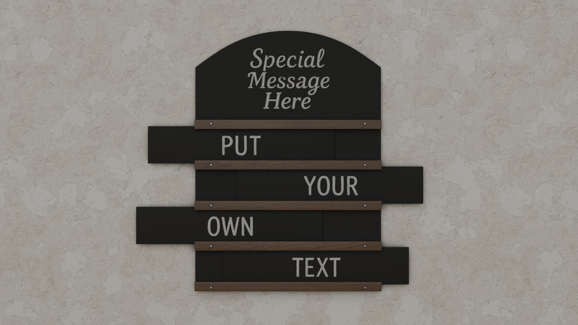 Creative Studio Essentials - Customizable Chalkboards 3D Model Collection_30