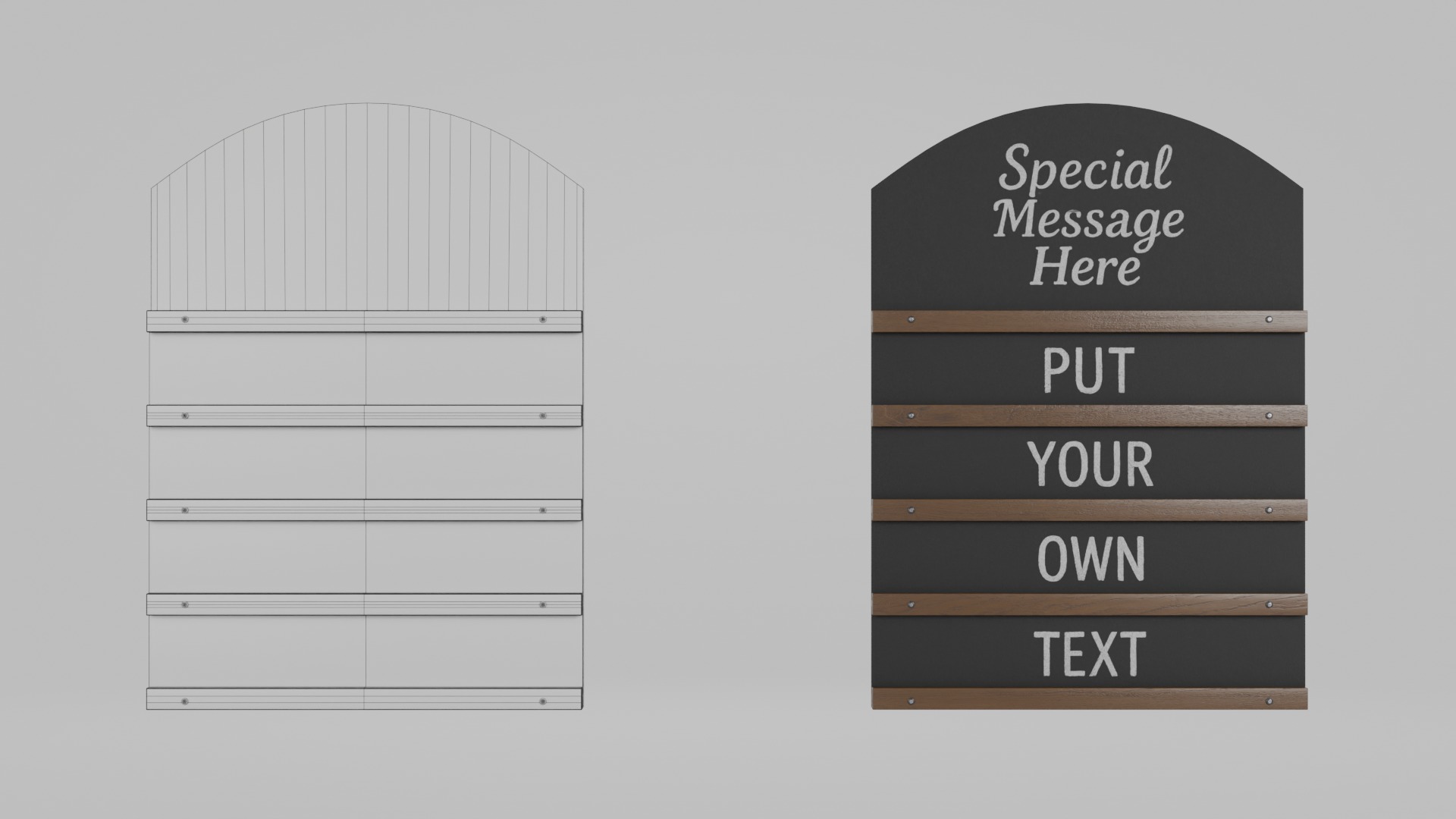 Creative Studio Essentials - Customizable Chalkboards 3D Model Collection_35