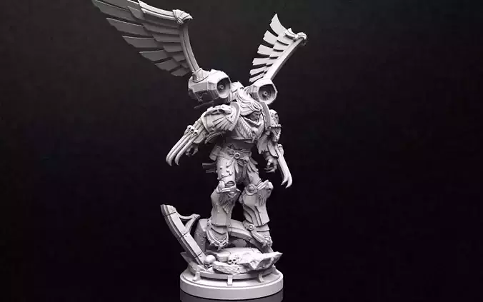 BLACK CROW KNIGHT 3D print model