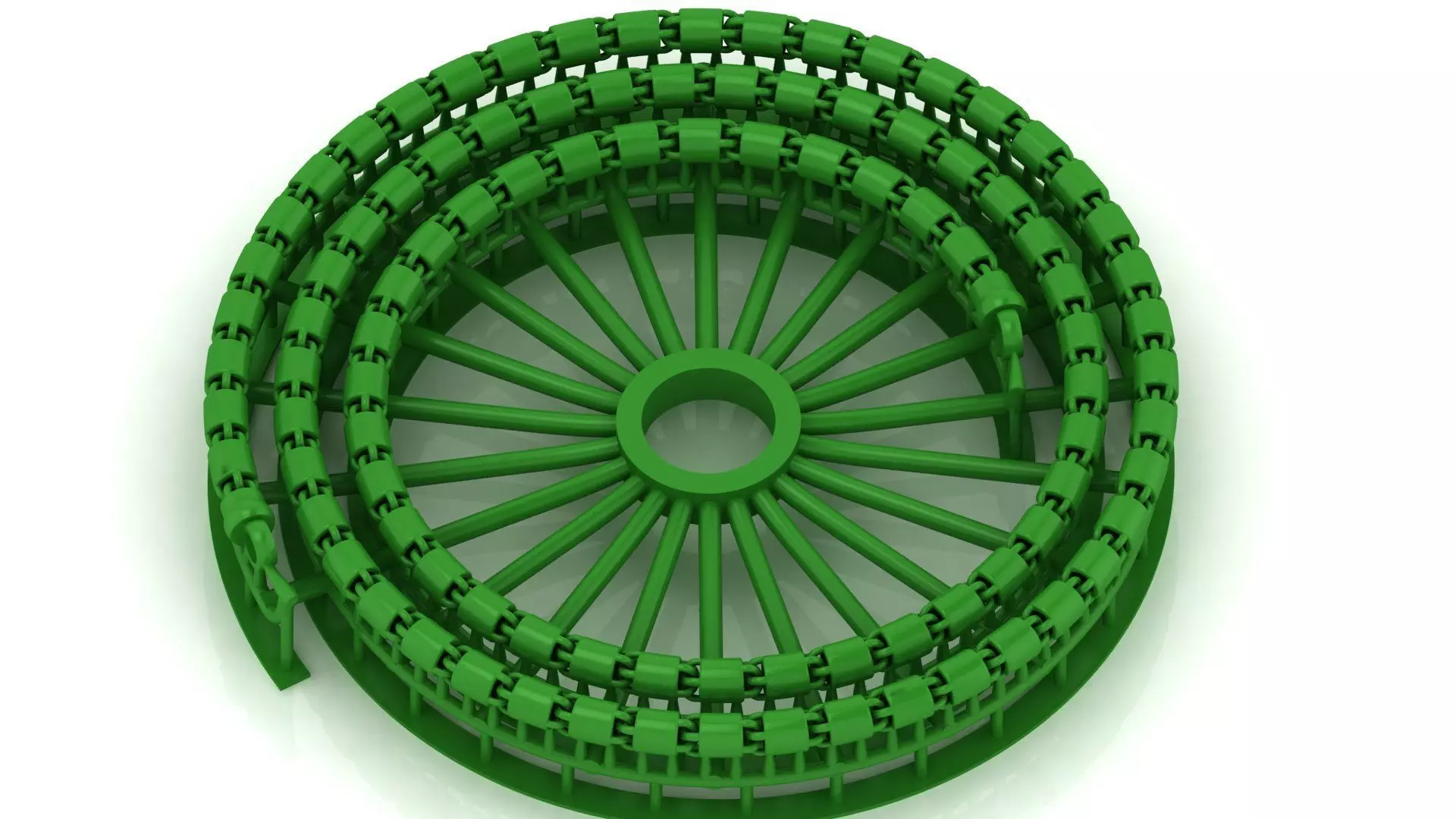 5MM Highly Premium Plain Round Unisex Chain 3D print model_0