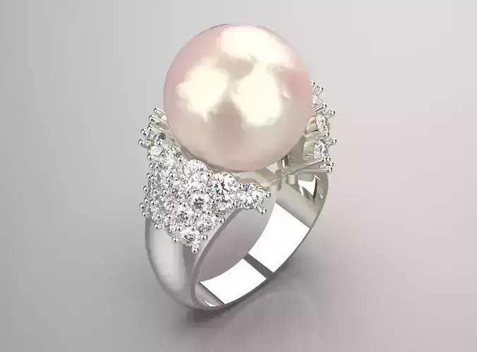 luxury pearl jewelry ring pr0068