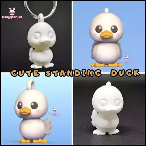 Cute Standing Duck