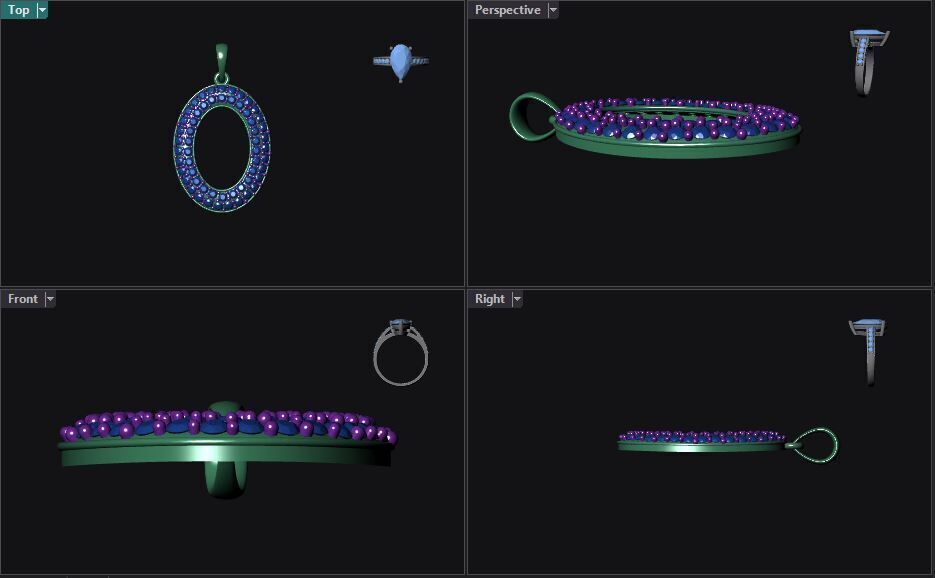 pendant 3D print model_4