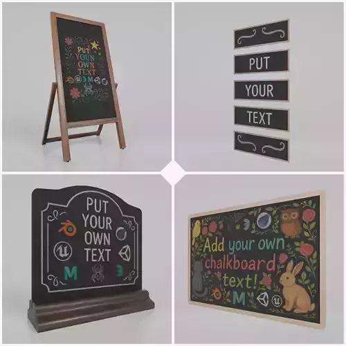 Heritage Style Signage Collection - Customizable Chalkboards 